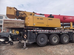 Grue mobile tout-terrain SANY SAC3000 300T, boîte de vitesses, hauteur de levage 88m, moteur Volvo, grue sur camion d'occasion - Product Image 3