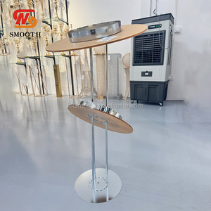 Elegante Soporte de Flores Dorado para Decoración de Mesa en Bodas y Eventos, con Luz LED, para Fiestas - Product Image 4