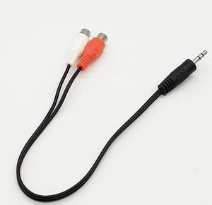<strong>3</strong>.5mm Jack To <strong>2</strong> <strong>RCA</strong> Female Adapter <strong>Audio</strong> Video Splitter Cables For TV Headphone - Product Image 5