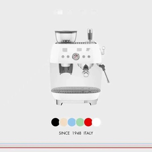 Machine à café expresso rétro de style italien avec jauge intégrée, mousseur à lait, pour barista à domicile, modèle EGF03 - Product Image 4