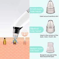 Extracteur de points noirs rechargeable USB-C, aspirateur beauté, nettoyeur de pores du visage, utilisation domestique, écran LCD, appareil portable étanche