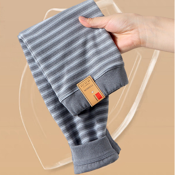 Warm pants-wool silk [dark gray]]