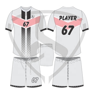 Uniforme de Fútbol Personalizado OEM, Conjunto de Fútbol de Poliéster que Absorbe la Humedad, Camiseta de Entrenamiento con Logotipo Personalizado por Transferencia Térmica para Equipos, Pedidos al por Mayor - Product Image 2