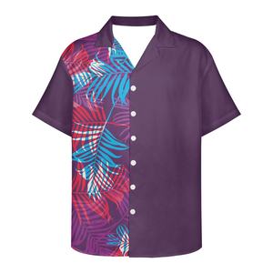 Hauts confort pour hommes Chemises de bonne qualité Tatouage Totem Hibiscus Tribal personnalisé Imprimé Sublimation Chemise pour <span class=keywords><strong>homme</strong></span> - Product Image 5