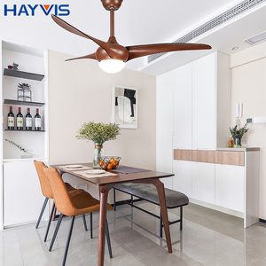 พัดลมเพดาน LED ไฟฟ้าขนาด52นิ้วมีไฟ3ใบพัดสำหรับตกแต่งภายในห้องนั่งเล่นและห้องรับประทานอาหารสวิตช์ควบคุมระยะไกล - Product Image 5
