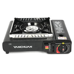 Réchaud à gaz portable en acier inoxydable personnalisé, coupe-vent, avec dispositif d'allumage, pour camping, pique-nique et cuisson de plats chauds - Product Image 4