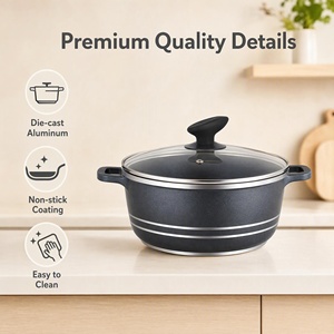 Juego de Utensilios de Cocina de 10 Piezas <span class=keywords><strong>para</strong></span> Cocina de Inducción, con Logotipo Personalizado OEM, Juego de <span class=keywords><strong>Ollas</strong></span> y Sartenes Antiadherentes de Aluminio Fundido - Product Image 3