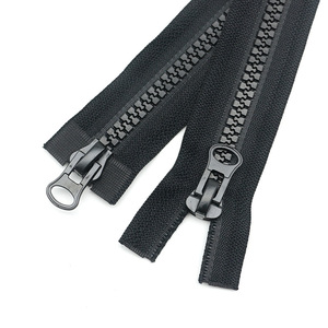 # Cremallera <span class=keywords><strong>de</strong></span> resina <span class=keywords><strong>de</strong></span> 8 hilos con bloqueo automático, <span class=keywords><strong>de</strong></span> doble extremo y con extremos abiertos, negra, para uso en sacos <span class=keywords><strong>de</strong></span> <span class=keywords><strong>dormir</strong></span>, tiendas <span class=keywords><strong>de</strong></span> campaña, carpas, pabellones y prendas <span class=keywords><strong>de</strong></span> vestir, en stock - Product Image 2