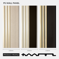Panneau mural 3D Offre Spéciale persiennes décoratives en polystyrène pour l'intérieur de la maison Panneau mural décoratif de haute qualité