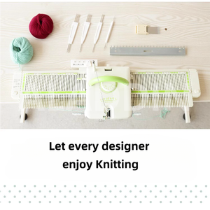 Machine à tricoter à plat pour pulls, à entraînement manuel, pour fils de maille colorés (moyen, fin, moyen, grossier) - Product Image 4