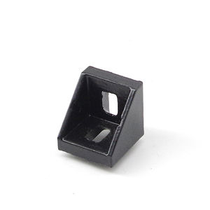 دعامة زاوية داخلية من الألومنيوم بفتحتين مع غطاء نايلون لتوصيل الألواح الألومنيوم، موديل 2020E--5 - Product Image 4