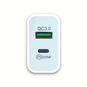 EU US <b>PLUG</b> 20W Quick Phone Charger Best QC 3.0 Universal <b>Usb</b> + Type <b>C</b> Wall Charger Adapter - Product Image 6