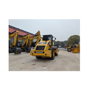 Best Selling <b>Used</b> CAT 683E Vibratory Double Drum <b>Roller</b> with Kama Engine High Efficiency <b>Road</b> Paving Soil Compactor - Product Image 1