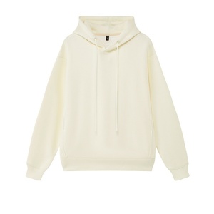 เสื้อฮู้ดดี้ผู้ชายแบบหนา 330 กรัม รุ่นฤดูใบไม้ร่วง สีพื้น ปักลายทันสมัย ทรงหลวม ไหล่ตก แขนยาว - Product Image 1