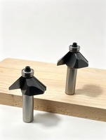 Fresa de 45 grados con rodamiento para biselado de madera