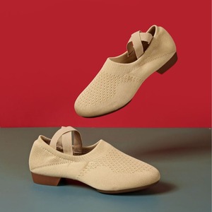 Zapatos de baile de Jazz de suela blanda para mujer, <span class=keywords><strong>zapatillas</strong></span> de deporte de malla cómodas para estudiantes, zapatos de <span class=keywords><strong>Ballet</strong></span> suaves - Product Image 3