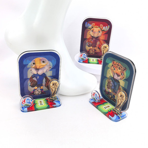 Vente en gros NASNAK SJB-2027 – Présentoir de bureau transparent en acrylique 3D lenticulaire, motif dessin animé, support photo, mascotte - Product Image 5