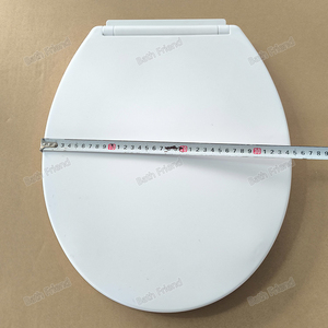 <span class=keywords><strong>Tapa</strong></span> de Inodoro de Plástico PP de Fácil Instalación para Baño, Cubierta de Asiento de Inodoro - Product Image 5
