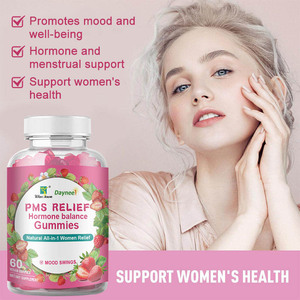 Gommose Naturali per il Sostegno Ormonale PMS con Ginepro e <span class=keywords><strong>Dong</strong></span> <span class=keywords><strong>Quai</strong></span> - Comfort del Ciclo Mestruale e Supporto per l'Equilibrio Femminile Integratore Salutare - Product Image 3