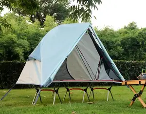 Satu Orang Tenda Memancing Tenda Luar Ruangan Taman Tenda dengan Cot