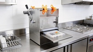 Máquina Selladora Manual de Bandejas de Alimentos, Máquina Empacadora de Bandejas de Alimentos - Product Image 4