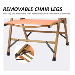 Sillas Plegables Portátiles de Aluminio para Exteriores, Diseño Nuevo, Ligeras y Desmontables, Tipo Kermit, para Camping - Product Image 5