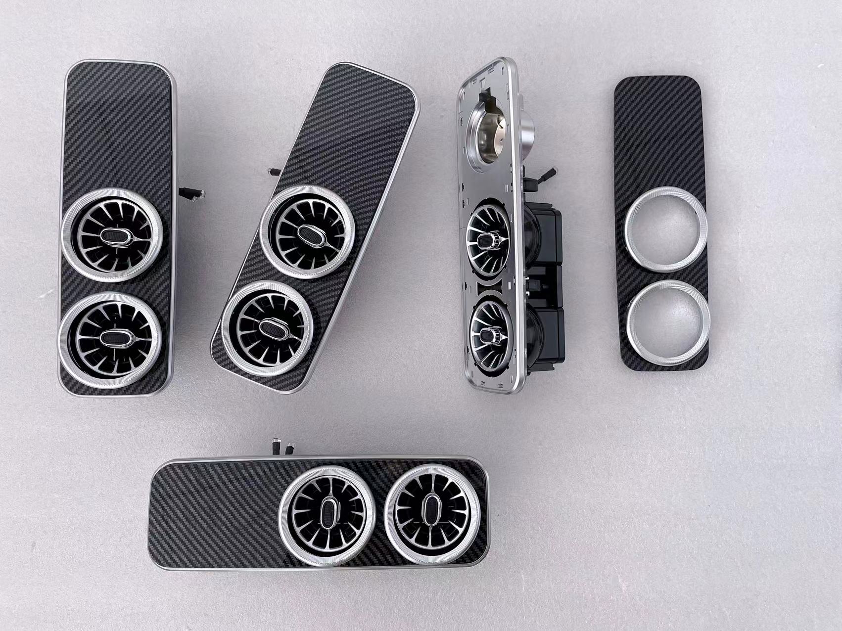 Sortie d'air Vito/V-class (texture en fibre de carbone)