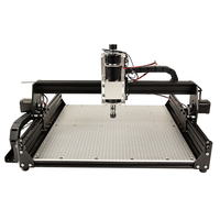 Router CNC de Escritorio de 3 Ejes, 500W, Eje de Aluminio, Control GRBL, Máquina de Corte y Grabado de Madera y Acrílico con Motor