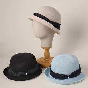 2025 New Arrival Linen Knitted Fisherman Hat for Women Spring Summer Outdoor Travel <b>Sunscreen</b> Sunshade Sun Hat - Product Image 1