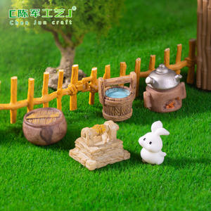 Chenjuns Petits objets rétro de style ancien, meubles, aménagement paysager de maison pour enfants, accessoires décoratifs de bricolage, micro-lan - Product Image 4