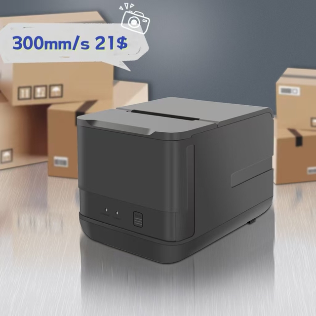 JP-R820 Auto Cutter High-Speed 300mm/s Thermal Receipt Printer Kitchen 80mm Multi-Language POS System Printing Bluetooth WiFi