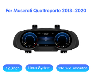 Krando 12.3 ''Linux Instrument Cluster numérique pour Quattroporte <span class=keywords><strong>2013</strong></span> - 2020 Compteur de vitesse de voiture Affichage du cockpit Panneau virtuel - Product Image 2