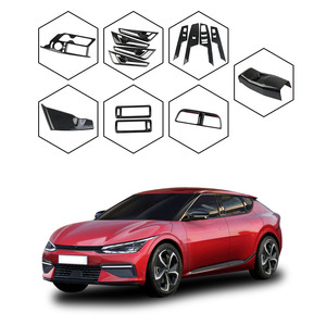 Korlot <span class=keywords><strong>Kia</strong></span> <span class=keywords><strong>E</strong></span>-<span class=keywords><strong>Niro</strong></span> 4 2018- Kits d'habillage intérieur de luxe pour panneau de commande des vitres et interrupteurs de lève-vitres - Product Image 2