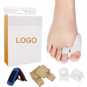 Chaussettes correctrices ajustables pour hallux valgus, séparateurs d'orteils antidérapants, ensembles <span class=keywords><strong>de</strong></span> soins pour les orteils, correcteur d'orteils - Product Image 1