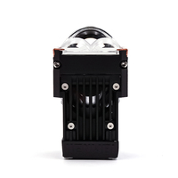 HENVVEI proyektor Laser Led Mini, lampu depan mobil lensa matriks 70W 1.5 K pemasangan mudah sinar rendah tinggi ditingkatkan 6000 inci