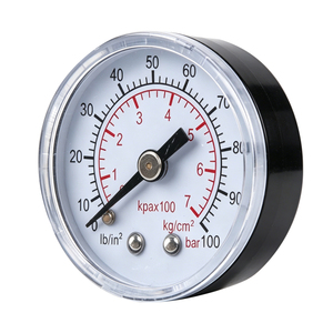 Manomètre multi-unités ZX-8-29 (<span class=keywords><strong>kPa</strong></span> 100, Kg/cm², bar 100, Psi) – Jauge de pression industrielle avec cadran clair et conception robuste - Product Image 1