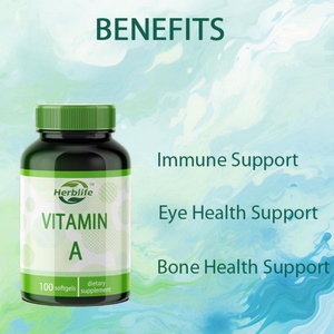 Cápsulas de Vitamina A en Gel Suave para Adultos, Suplementos Herbales, Venta Caliente OEM/ODM - Product Image 3