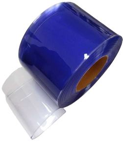 Lámina de PVC para puerta, rollo de película transparente, color azul, 0,07-0,5mm, precio de fábrica - Product Image 1