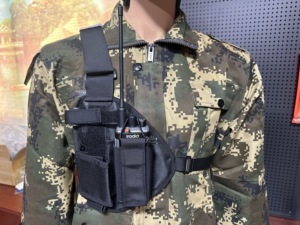 X8 gilet <span class=keywords><strong>da</strong></span> uomo e <span class=keywords><strong>donna</strong></span> in Nylon tattico per Rig con zaino e borsa anteriore accessorio per Walkie Talkie - Product Image 4