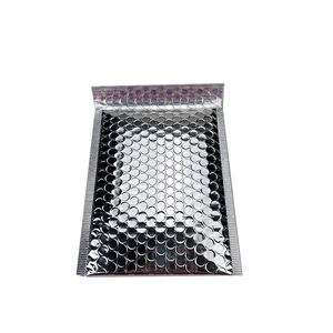 Modern Silver Shield Foil Bubble Mailer Food Safety Waterproof Shakeproof Cooler Bag for Meal <strong>Kits</strong> Chocolate Candies <strong>Mail</strong> - Product Image 3