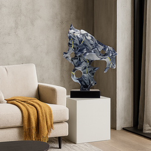 Jingyue Tùy Chỉnh Nhựa Trong Suốt Taihu Đá Hình Dạng Nhân Tạo Tuyệt Đẹp Trang Trí Handmade Khách Sạn Nhà Biệt Thự Trang Trí Điêu Khắc - Product Image 2