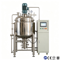 Cuve de mélange pour détergent et shampoing en acier inoxydable 304, cuve de mélange sanitaire pour liquides avec agitateur 500L 1000L