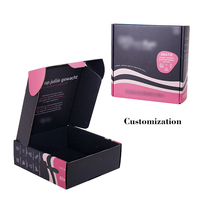 Cajas de correo corrugado autoadhesivas en forma de Piano, carpeta impresa de laminación mate, tapa transparente para envío, juguete de cartas de muñeca