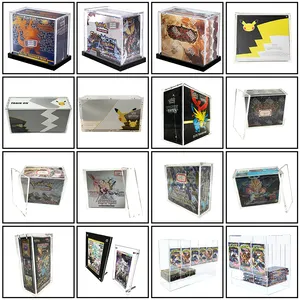 Acrílico 151 Elite Trainer Box ETB UPC BB Yugioh Display Para Pokemon MTG TCG Coleção Ultra Premium Booster Box Case japonês