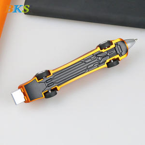 BKS الإعلان البلاستيك الترويجية سيارة مخصصة شكل سباق الكرة نقطة السائبة لطيف الكرتون قلم حبر جاف - Product Image 6