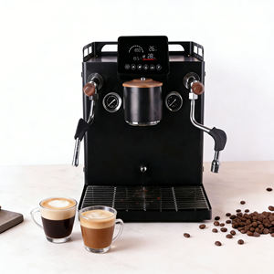 Machine à expresso semi-automatique à usage commercial avec deux chaudières indépendantes, pompe rotative pour café et restauration - Product Image 3