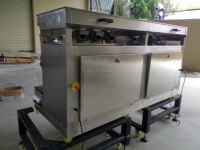 Machine d'emballage linéaire avec 8 têtes en acier inoxydable, pour tresser pommes de terre, tomates, ail, pommes de terre