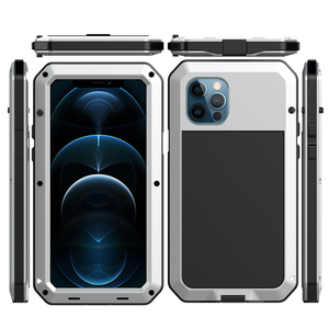 Étui de téléphone en aluminium métallique de luxe Doom Armor Heavy Duty 360 Full Protect <span class=keywords><strong>pour</strong></span> iPhone 12, coque antichoc - Product Image 6