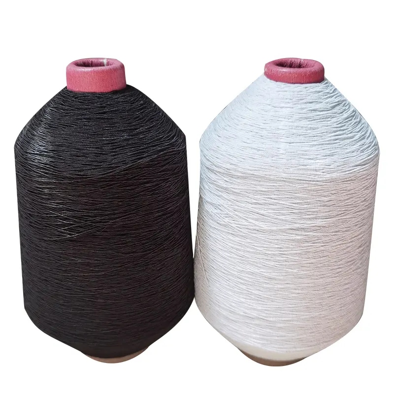 1407575 haute élasticité spandex DCY polyester lycra spandex double fil recouvert pour tricoter des chaussettes