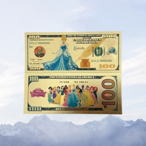 Nouvelles billes de banque américaines « Princesse » 2026 plaquées or 24 carats pour collection - Product Image 2